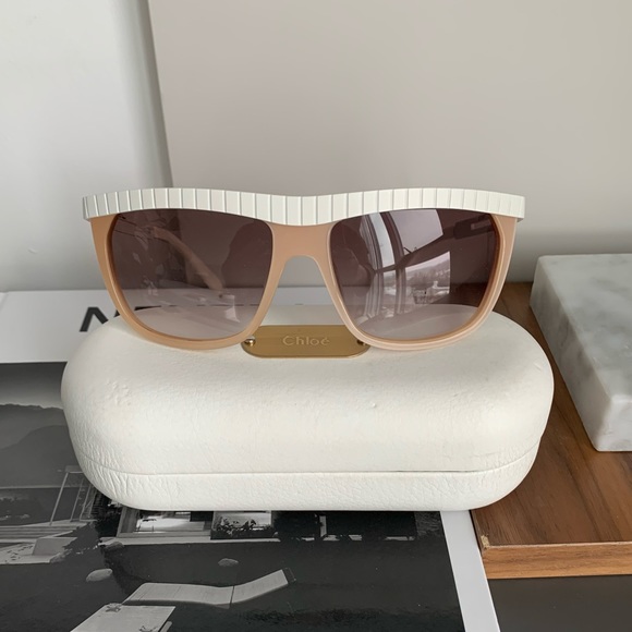 Chloe Accessories - Authentic CHLOE “KoolMoDe” Gradient Sunglasses in Biege